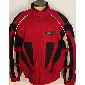 NITRO RACING Motorcycle Jacket 2XL Men Armor, Mesh Fabric, Removable Lining